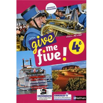 Give me five ! 4ème - manuel 2017 - 1