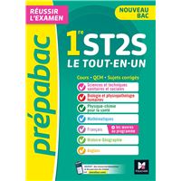 Prépabac 1re ST2S - Toutes les matières - Cours et entraînement au contrôle continu 2026