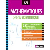Mathématiques - option scientifique 25 sujets d'oraux HEC corrigés
