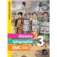 Fiches d'activités Histoire-Géographie-EMC 3e - Ed. 2026 - Cahier élève