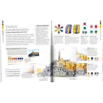 洋書Cours d'aquarelle faciles Le grand cours d'aquarelle : Collectif | Cultura