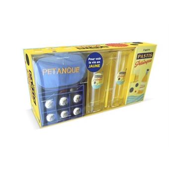 Coffret l'apéro pastis et pétanque