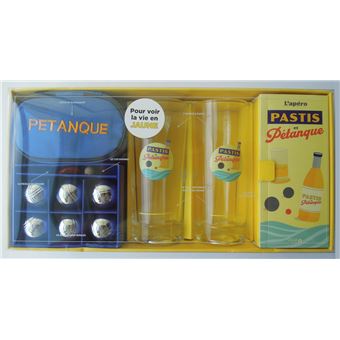 Coffret l'apéro pastis et pétanque