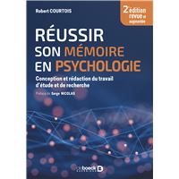 Réussir son mémoire en psycho