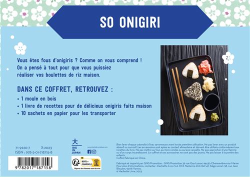 Easy Japon ! : sushi, gyoza, onigiri : coffret - Laure Kié - Librairie  Mollat Bordeaux