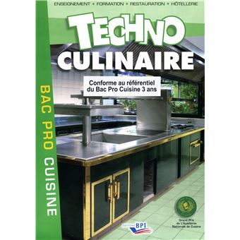 Techno Culinaire Bac Pro - 1