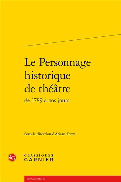 Le Personnage historique de theatre