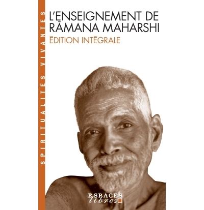 L'Enseignement de Ramana Maharshi (L'Enseignement de Ramana Maharshi - Spiritualités Vivantes) Nouvelle édition intégrale - ELEONORE BRAITENBERG - Albin Michel - Poche - Guide