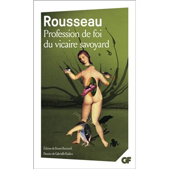 Profession de foi du vicaire savoyard - 1