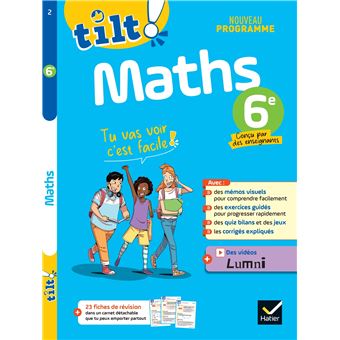 Tilt ! Maths 6e Nouveau programme - 1