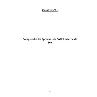 Préparer son CAPES externe de SVT