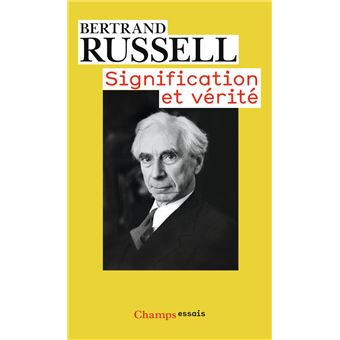 Signification et vérité - 1