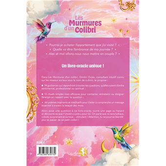 Les murmures d'un colibri - Le livre-oracle tout en poésie et en couleur pour être guidé avec bienveillance
