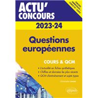 Questions européennes 2023-2024 - Cours et QCM