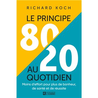 Le principe 80/20 au quotidien - 1