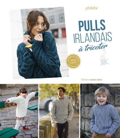 Modèle Pull Irlandais Homme Phildar Pulls Irlandais à Tricoter