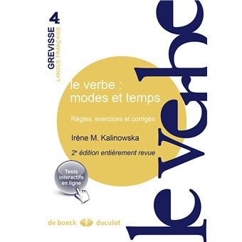 LE VERBE MODES ET TEMPS REGLES EXERCICES ET CORRIGES - 1