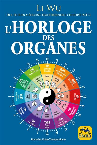 L horloge des organes broch Li Wu Livre tous les livres la