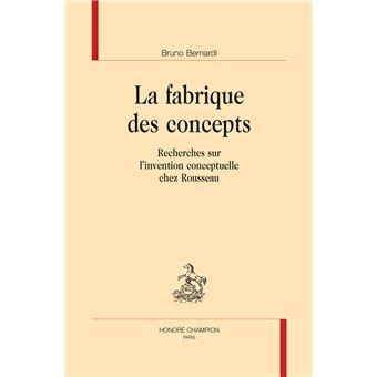 La fabrique des concepts - 1