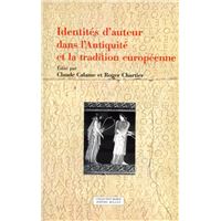 Identites d'auteurs dans l'antiquite