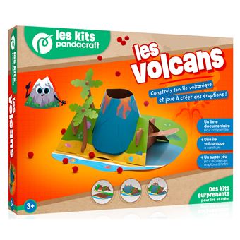 ③KinKi Kids19セット Les volcans - Kit Pandacraft dès 3 ans Construis ton île
