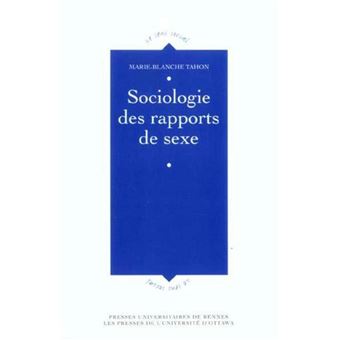 Sociologie des rapports de sexe - 1