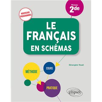 Le français en schémas. Niveau Seconde - nouveaux programmes