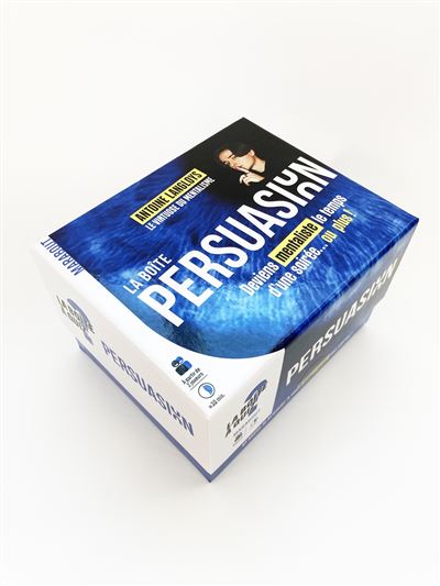Persuasion - Deviens mentaliste le temps d'une soirée... ou plus ! Par Antoine Langloys - La boîte à quiz - Antoine Langloys - Marabout - Jeux livres objets - Marabout