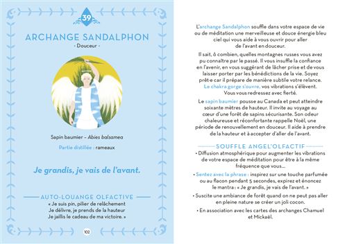 Oracle Le parfum des anges livret + 44 cartes - Boîte ou
