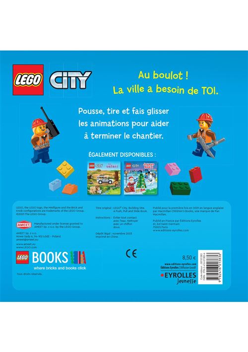 LEGO® City Le chantier de construction - Ameet Studio - Éditions Eyrolles
