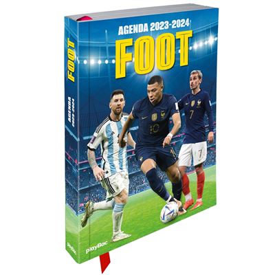  Agenda scolaire foot 2023 - 2024 - Collectif - Livres