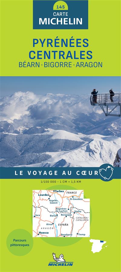 Carte Zoom Pyrénées Centrales - Béarn · Bigorre · Aragon