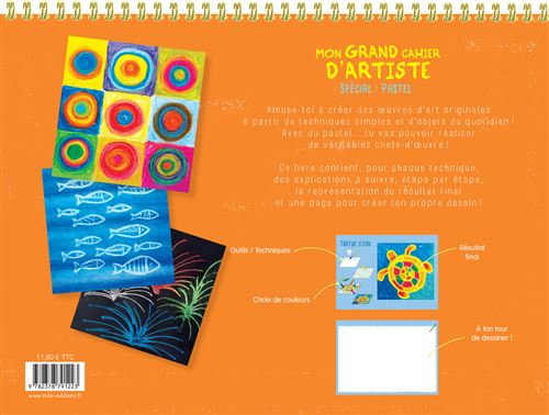 Mon grand cahier d'artiste : crayons, feutres et stylos · Centre