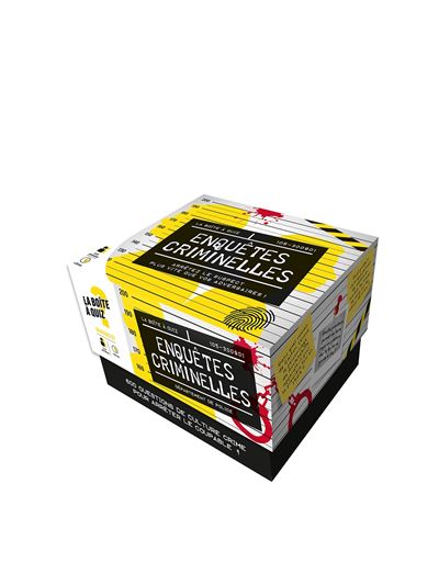 Enquêtes criminelles - Stéphanie Bouvet - Marabout - Boîte ou accessoire - Jeux livres objets - Marabout