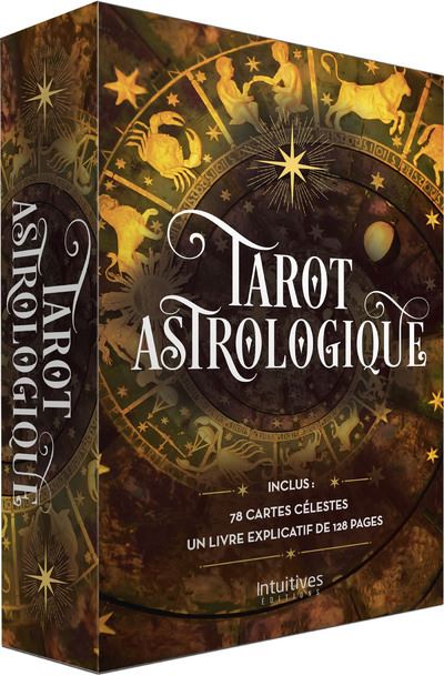 Coffret Tarot Astrologique + 78 cartes celestes - Tania Ahsan - Intuitives - Boîte ou accessoire - Jeux livres objets