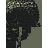 Cinq branches de coton noir