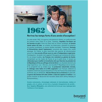 Les Années-Mémoire volume 1962