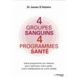 4 groupes sanguins, 4 programmes santé