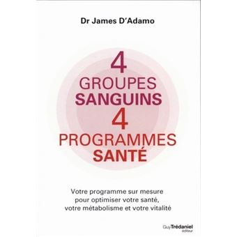 4 groupes sanguins, 4 programmes santé - 1