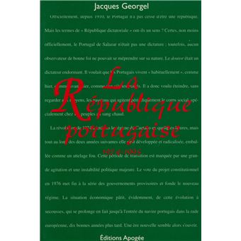 La republique portugaise 1974-1995 - 1