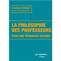 La philosophie des professeurs