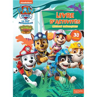 Pat' Patrouille, Paw Patrol : Pat' Patrouille - Livre d'activités Mission dinosaures