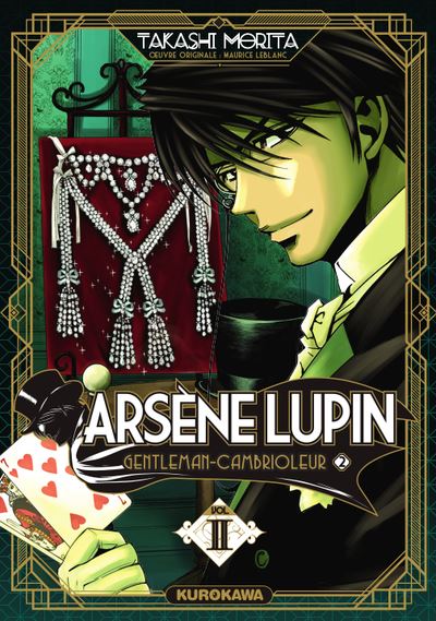 Arsène Lupin - Tome 2 - Maurice Leblanc - Kurokawa Eds - broché - Manga - Kurokawa Eds