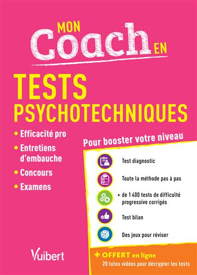 Mon coach en Tests psychotechniques - Sébastien Drevet (2019)