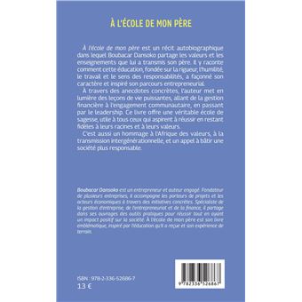 À l’école de mon père
