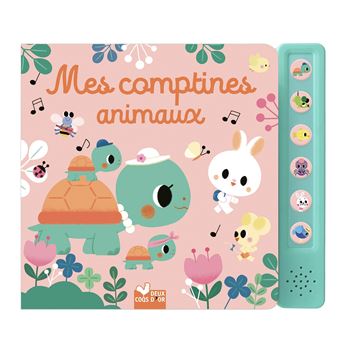Mes comptines animaux - livre sonore avec boitier