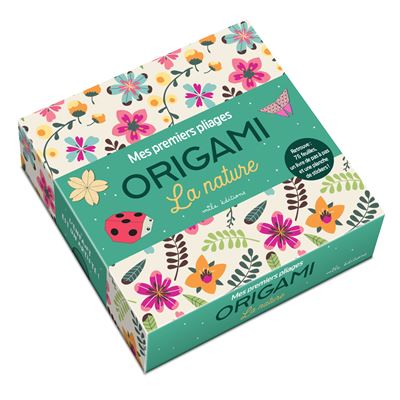 Origami - La nature - Mes premiers pliages (coffret) - Retro