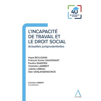 L'incapacité de travail et le droit social