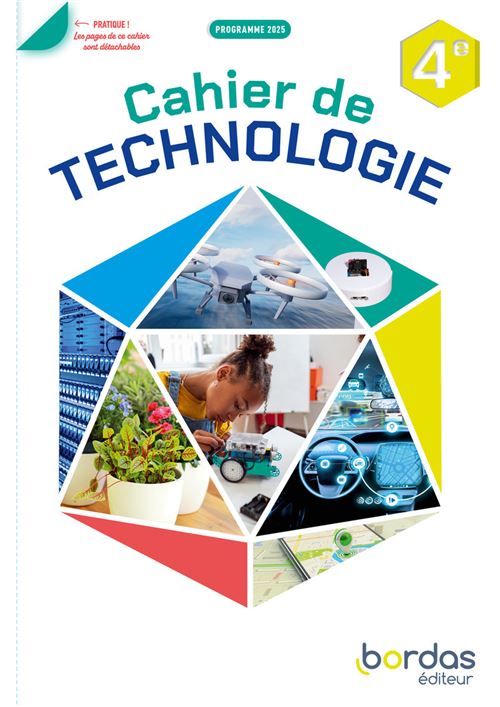 Technologie 4e - 2025 - Cahier - élève