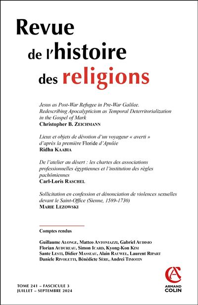 Revue de l'histoire des religions - Nº3/2024 -  Collectif - broché